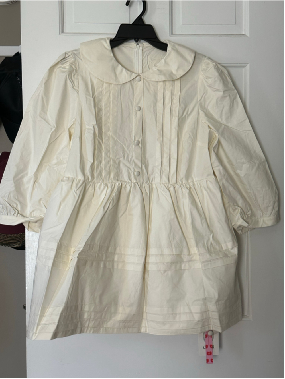 Peter Pan Collared Smock Dress XL
